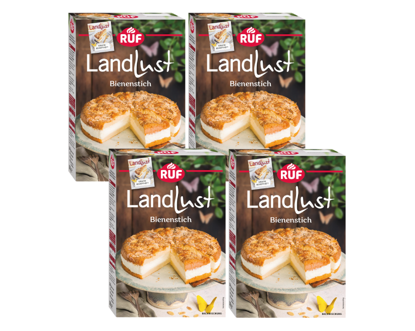 RUF Landlust Bienenstich Set (4 Stück)