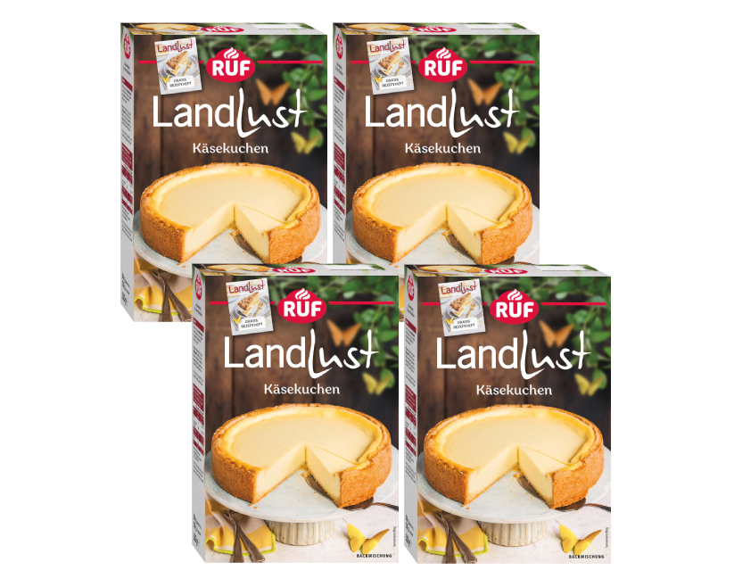 RUF Landlust Käsekuchen Set (4 Stück)