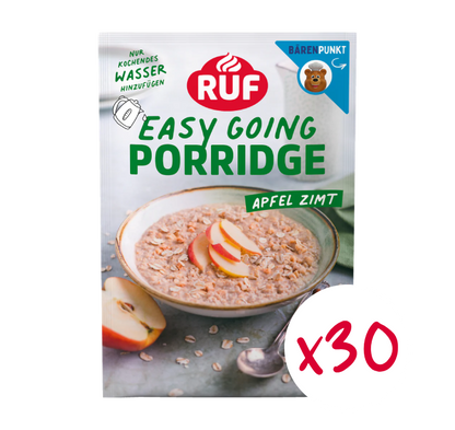 RUF Monats-Vorrat Porridge Apfel Zimt (30 Stück)