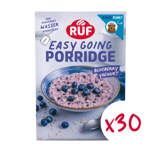 RUF Monats-Vorrat Porridge Blueberry Yoghurt (30 Stück)