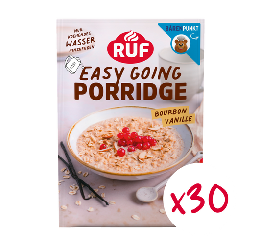 RUF Monats-Vorrat Porridge Bourbon Vanille (30 Stück)