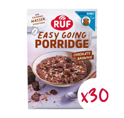 RUF Monats-Vorrat Porridge Choco Brownie (30 Stück)