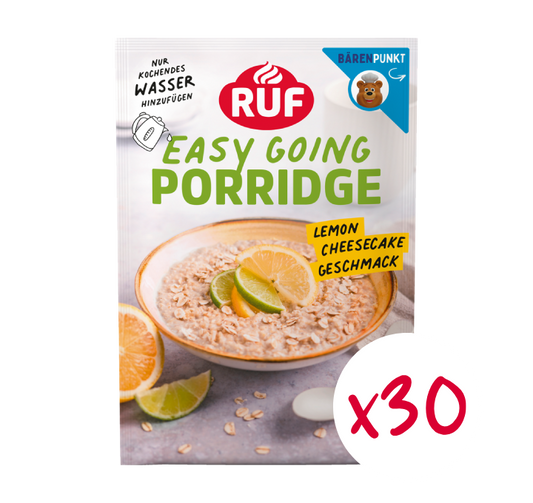 RUF Monats-Vorrat Porridge Lemon Cheesecake (30 Stück)