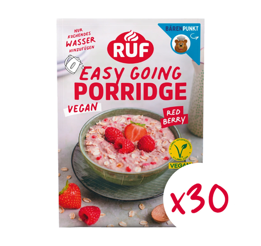 RUF Monats-Vorrat Porridge Red Berry (30 Stück)
