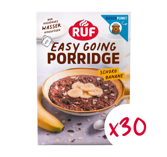 RUF Monats-Vorrat Porridge Schoko Banane (30 Stück)