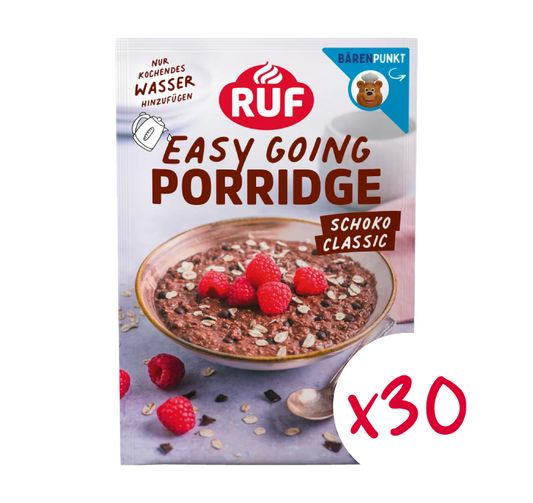 RUF Monats-Vorrat Porridge Schoko Classic (30 Stück)