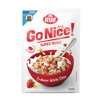 RUF GoNice! Erdbeer White Choc Müsli