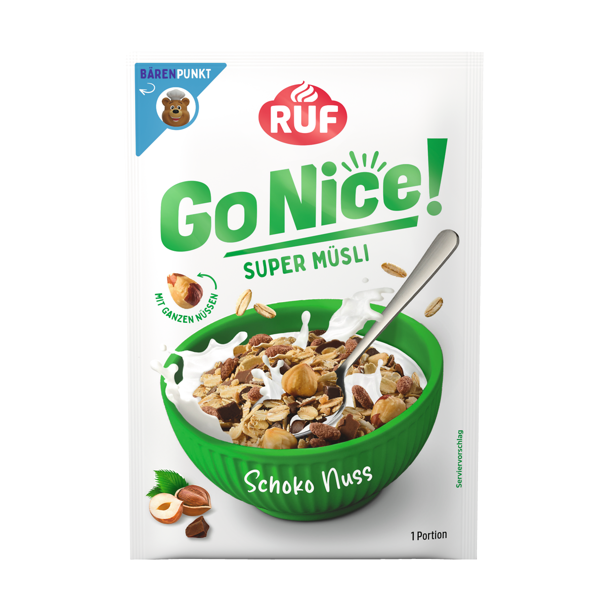 RUF GoNice! Schoko Nuss Müsli