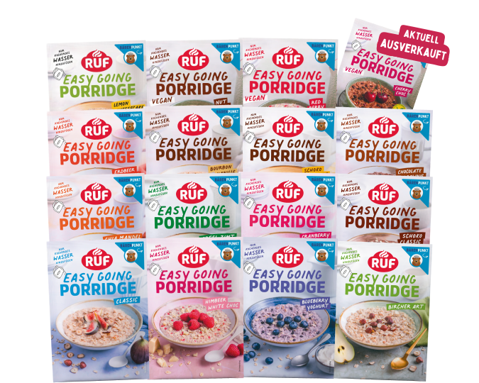 RUF Probier Set Porridge Alle Sorten (15 Stück)