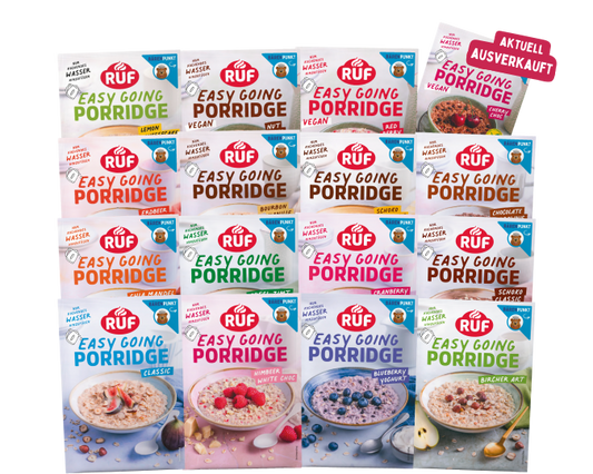 RUF Probier Set Porridge Alle Sorten (15 Stück)
