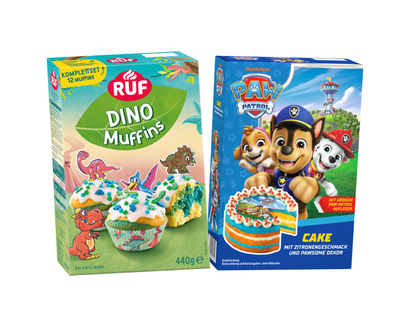 RUF PAW Patrol Cake x Dino Muffins(2 Stück)