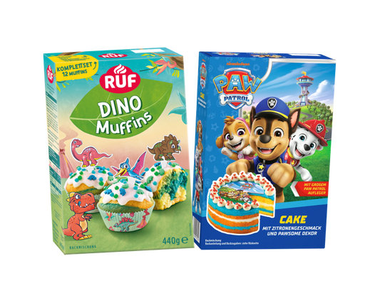 RUF PAW Patrol Cake x Dino Muffins(2 Stück)