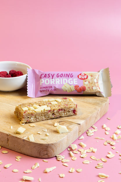 RUF Porridge Riegel Himbeer White Choc -  Bild 2