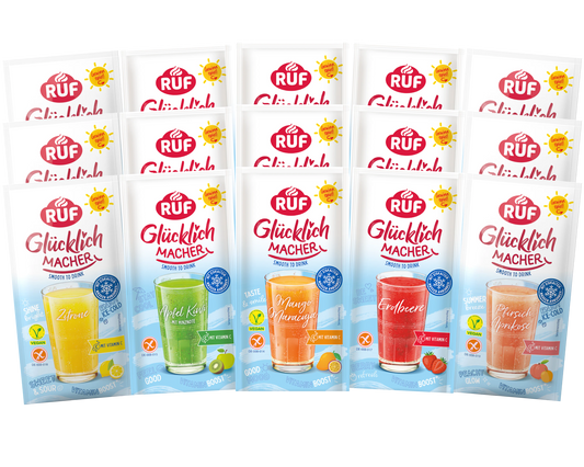 RUF Glücklichmacher Smooth to Drink Summer Breeze Set (15 Stück)
