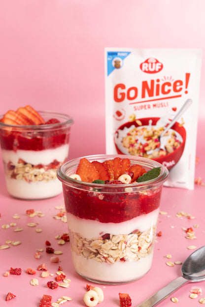 RUF GoNice! Erdbeer White Choc Müsli -  Bild 1