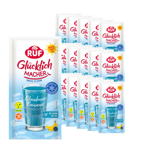 RUF Glücklichmacher Smooth to Drink Blaubeere Banane (15 Stück)