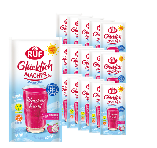 RUF Glücklichmacher Smooth to Drink Drachenfrucht Set (15 Stück)
