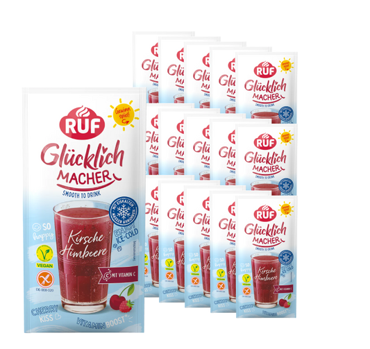 RUF Glücklichmacher Smooth to Drink Kirsche Himbeere Set (15 Stück)