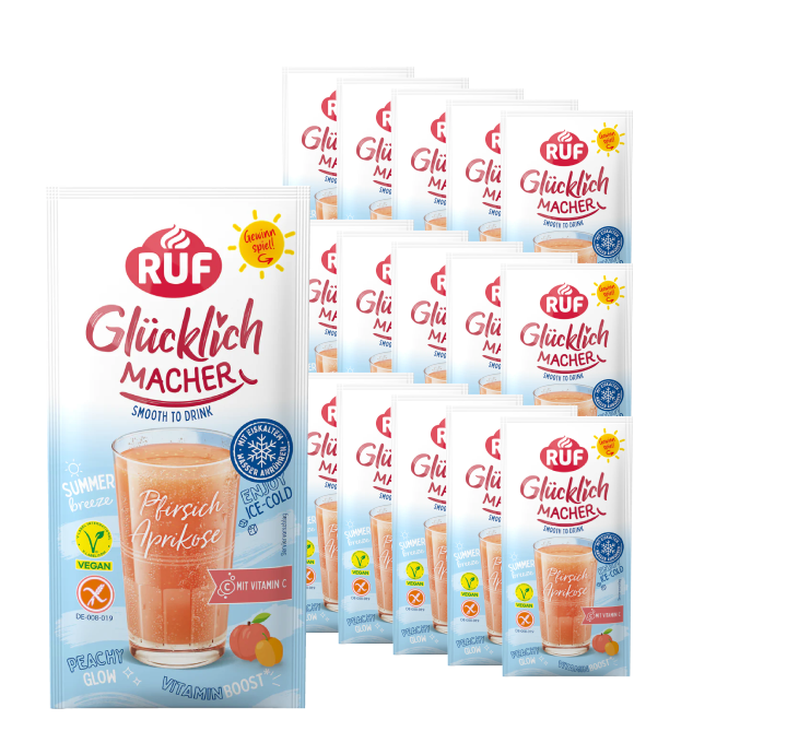 RUF Glücklichmacher Smooth to Drink Pfirsich Aprikose Set (15 Stück)