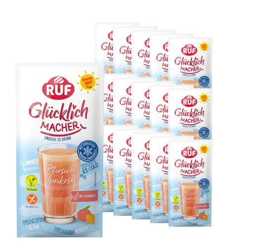 RUF Glücklichmacher Smooth to Drink Pfirsich Aprikose Set (15 Stück)