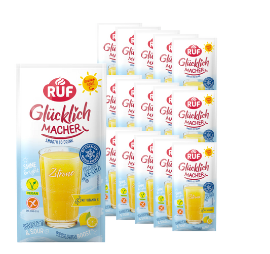 RUF Glücklichmacher Smooth to Drink Zitrone Set (15 Stück)