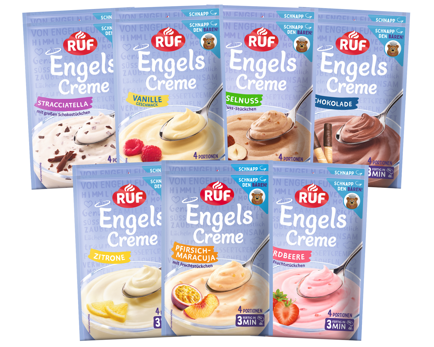 RUF Engels Creme Probier Set (14 Stück)