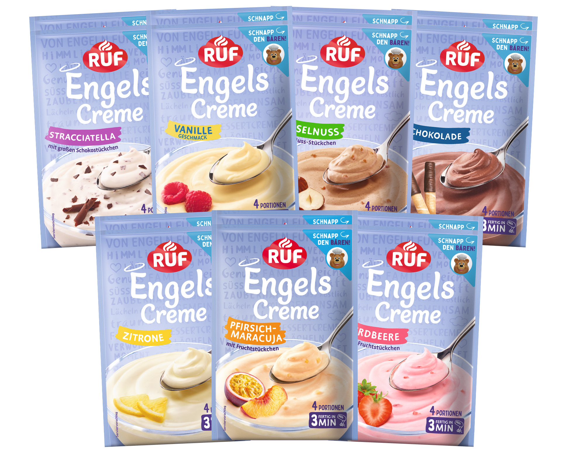 RUF Engels Creme Probier Set (14 Stück)