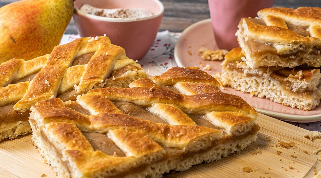 Birnenkuchen vom Blech