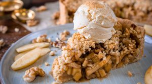 Veganer Apfel-Walnusskuchen