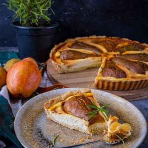 Schnelle Birnen-Tarte