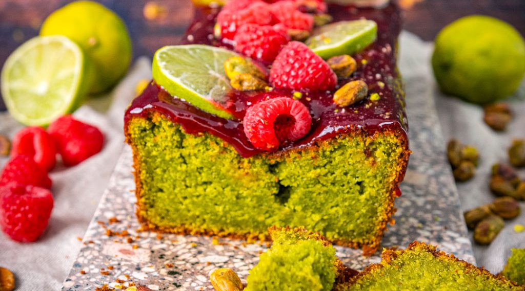 Veganer Limetten-Pistazienkuchen Rezept
