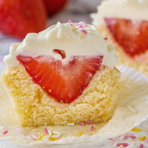 Erdbeer Cupcakes Rezept