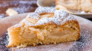 Versunkener Apfelkuchen