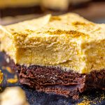 Saftige Brownies mit Pumpkin Spice Frosting