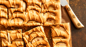 Apfel-Zimt Karamell-Schnitten