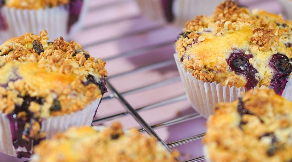 Blaubeer-Streusel-Muffins Rezept