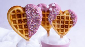 Waffeln am Stiel Rezept