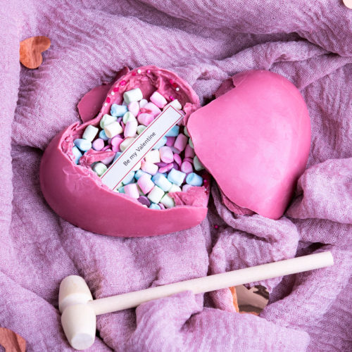 Schokoherzen Rezept – mit versteckter Liebesbotschaft