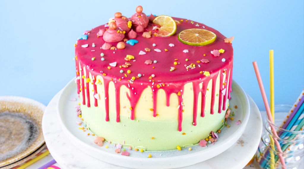 Sommer Drip Cake Torte