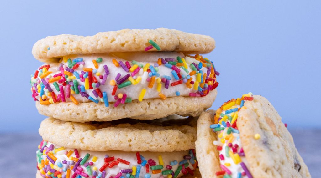 Birthday Cookie Sandwiches