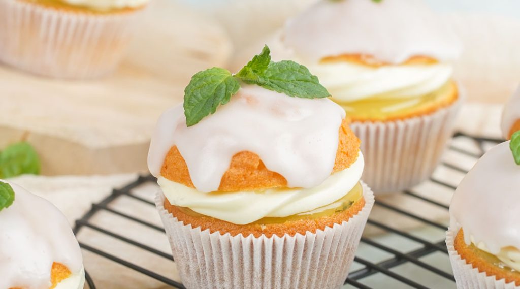 Zitronen Holunderblüten Cupcakes Rezept