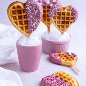 Waffeln am Stiel Rezept