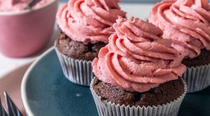 Schoko-Himbeer-Cupcakes