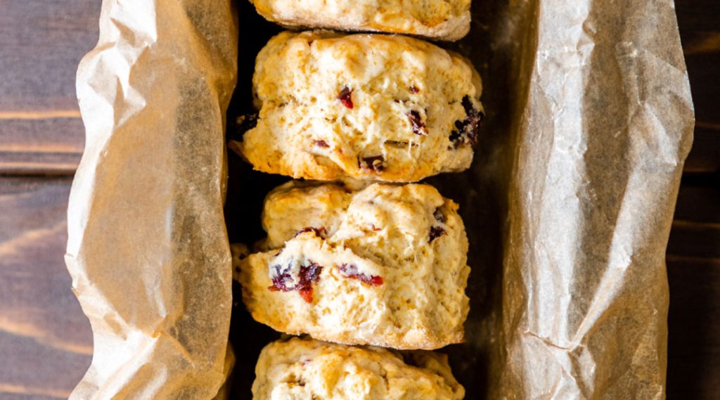 Orangen-Cranberry Scones