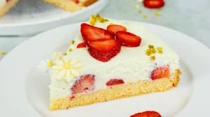 Erdbeer Schmetterlingskuchen