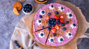 Heidelbeertorte ohne Backen