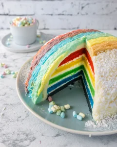 Regenbogen Kuchen Rezept