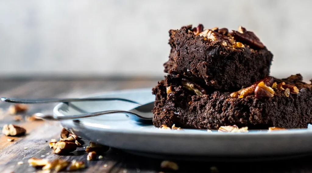 Veganer Low Carb Brownie