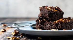 Veganer Low Carb Brownie