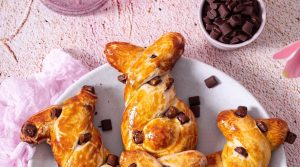 Osterhasen aus Hefeteig Rezept